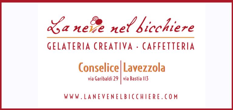 Gelateria La Neve nel Bicchiere- Via Garibaldi, 29 - 48017 Conselice (RA)