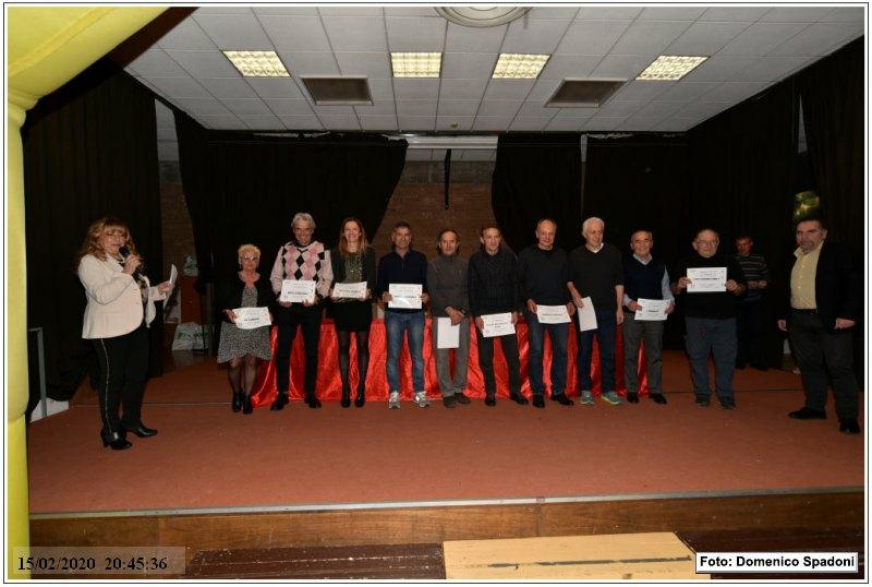 Alfonsine: Premiazioni UISP 2019 - 15 febbraio 2020