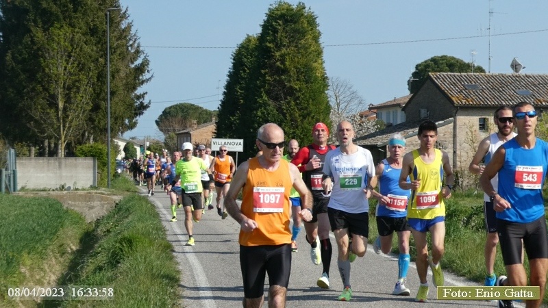 Villanova di Ravenna: Podistica del quartiere San Rocco - 08 aprile 2023