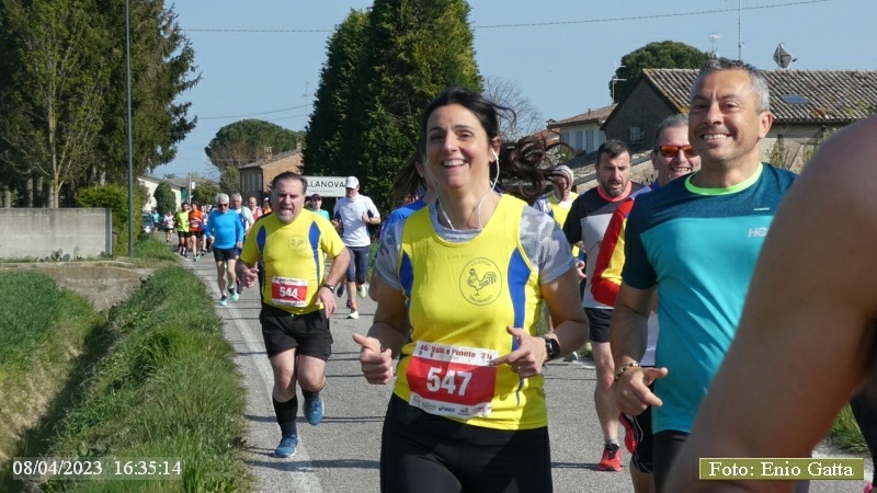 Villanova di Ravenna: Podistica del quartiere San Rocco - 08 aprile 2023