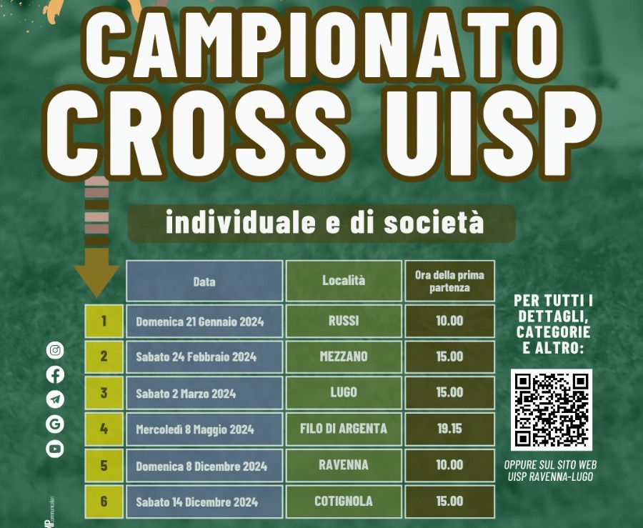 Calendario cross provinciale UISP 2024