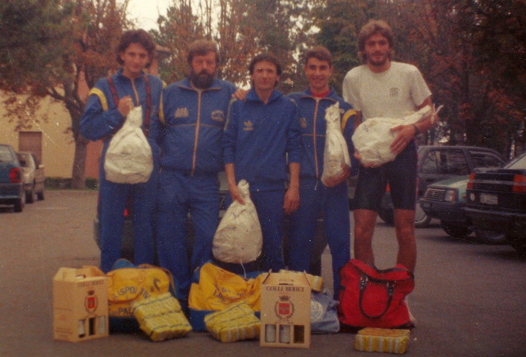 Anno 1990: Guerrini Angelo, Bernardi Fabrizio, Roberto Martignani
