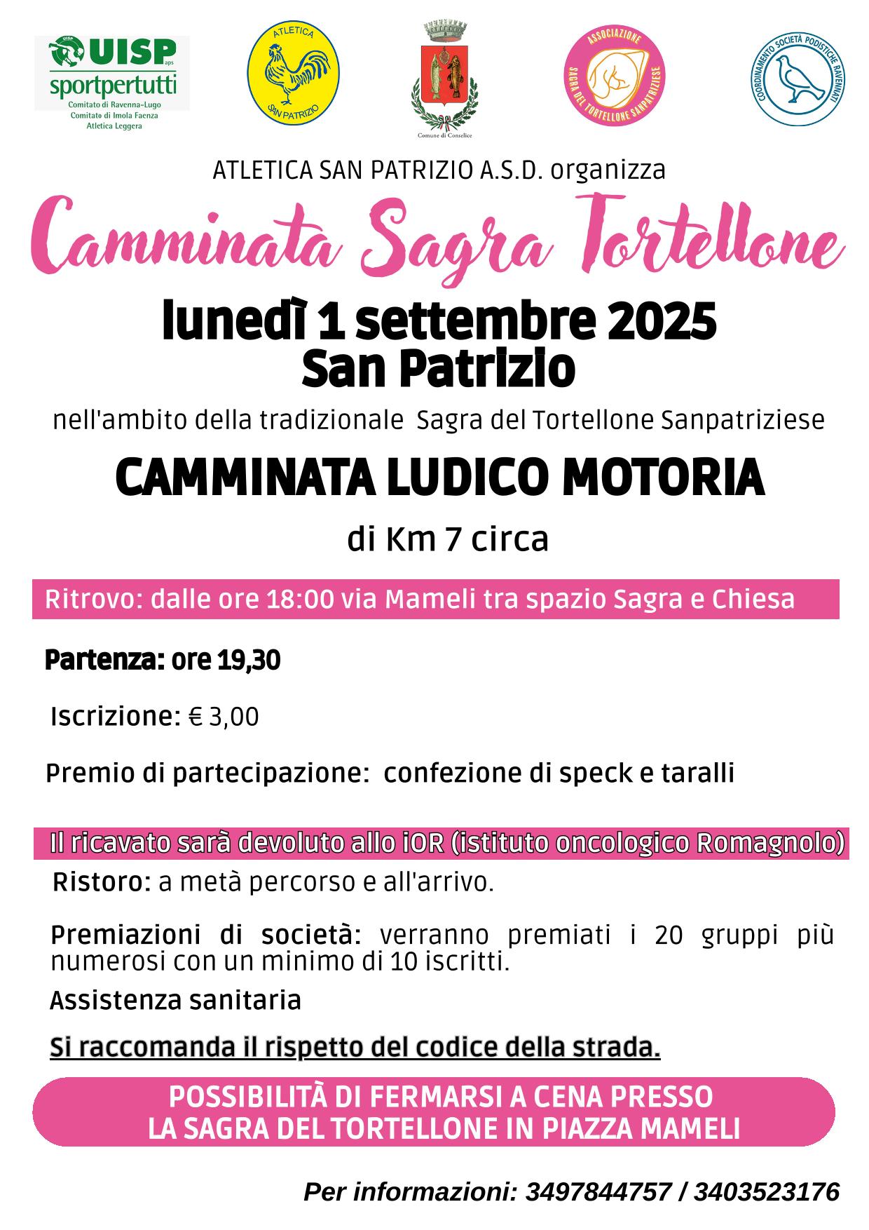 Podistica Sagra del Tortellone e Promesse di Romagna